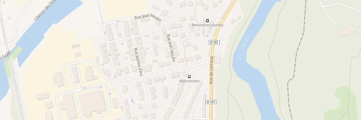 Plan du 6 All des Marronniers à Golbey