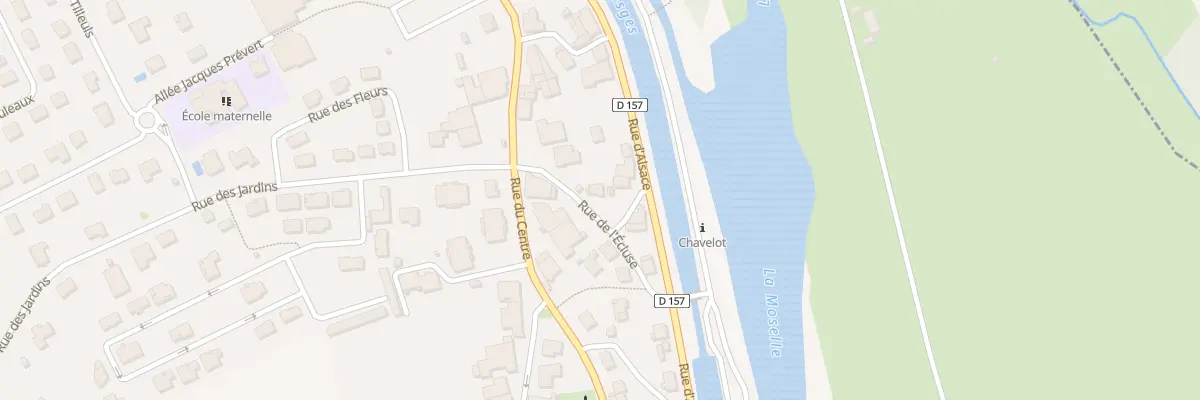 Plan du 5460 Rue de l’Écluse à Chavelot
