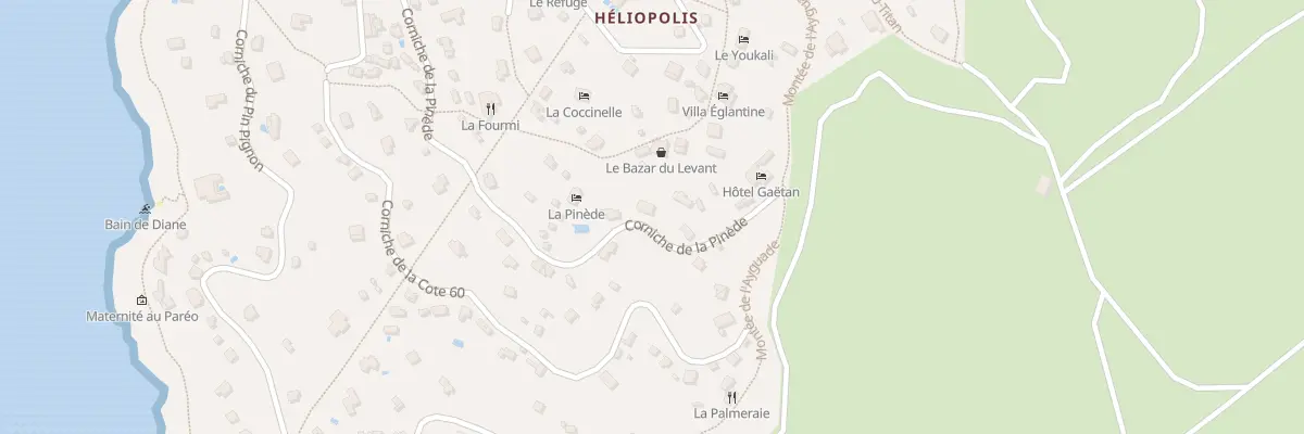 Plan du 132 Cor de la Pinède à Hyères