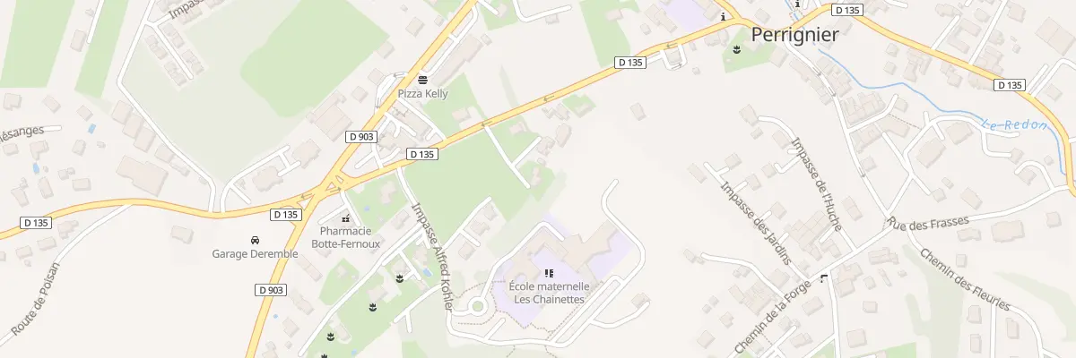 Plan du 253A Rue des Varchères à Perrignier