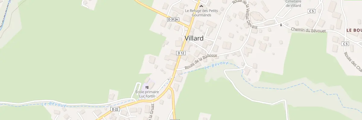Plan du 1530 Rte des Alpes du Leman à Villard