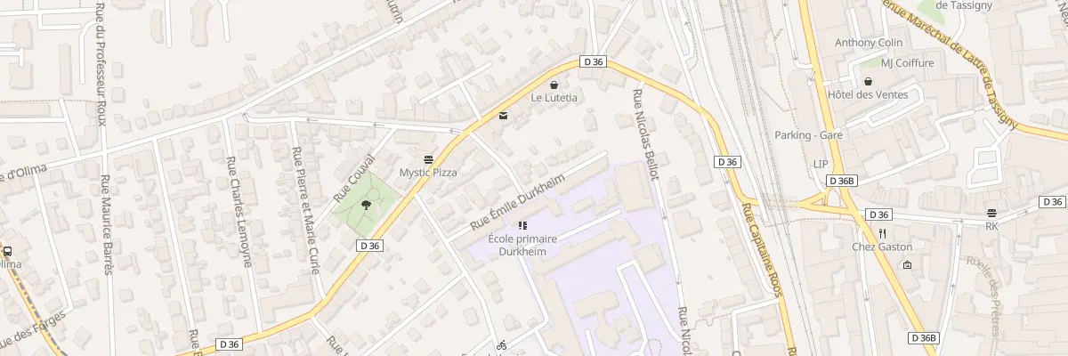 Plan du 2B Rue René Perrout à Épinal