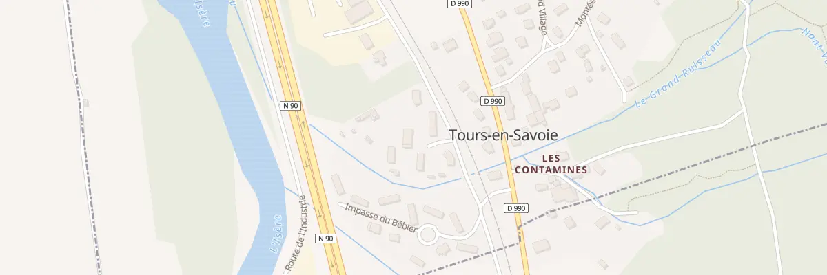 Plan du 440 Che du Pommat à Tours-en-Savoie