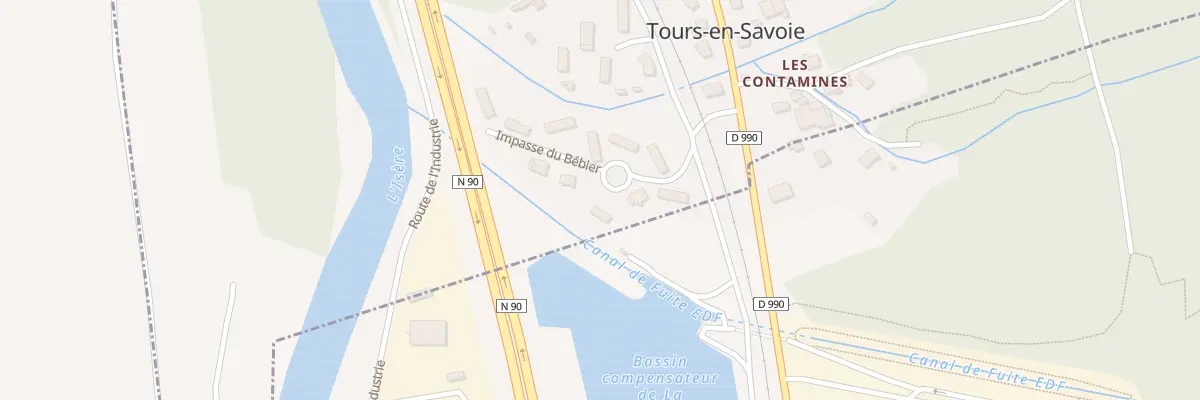 Plan du 117 Imp du Bébier à Tours-en-Savoie