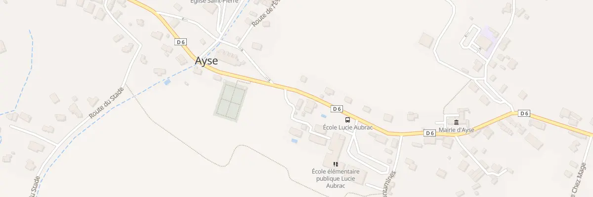 Plan du 255 Rte de Bonneville à Ayse