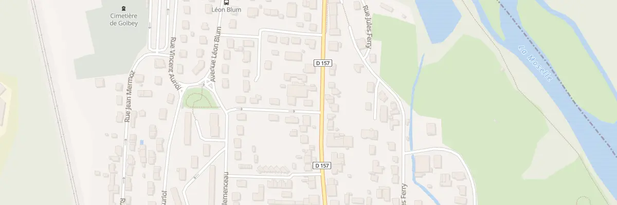 Plan du 2 Rue Pasteur à Golbey