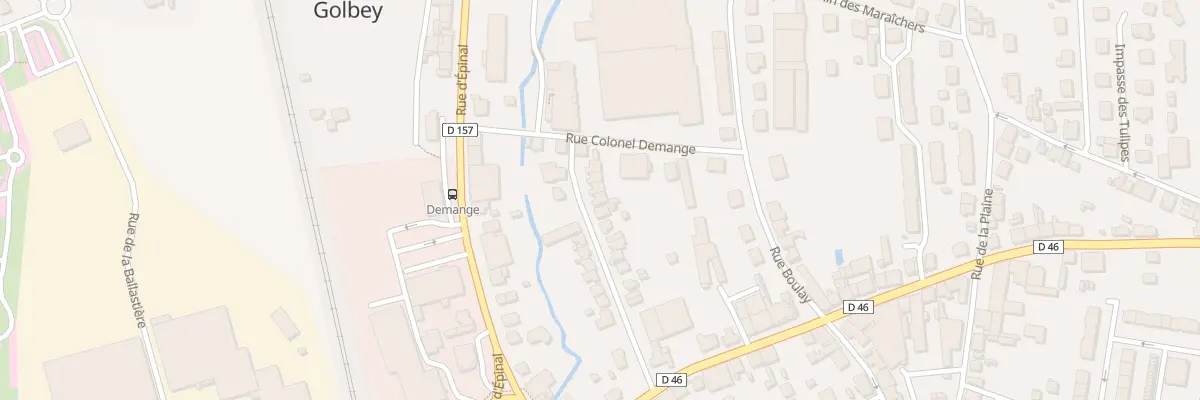 Plan du 1 Rue Henri Nicolas à Golbey
