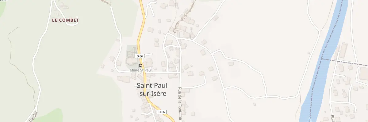 Plan du 174 Rue de la Fontaine à Saint-Paul-sur-Isère