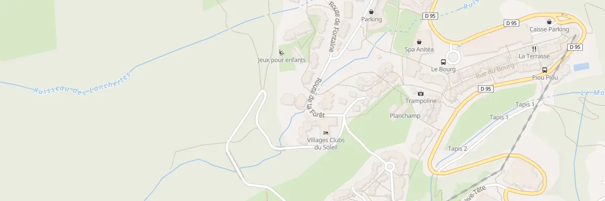 Plan du 330 Rte de la Forêt aux Avanchers-Valmorel