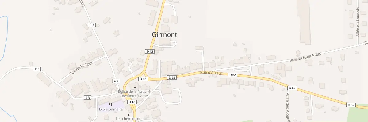 Plan du 311 Rue d’Alsace Girmont à Thaon-les-Vosges