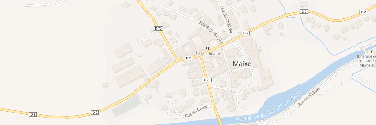 Plan du 6 Rue St Martin à Maixe