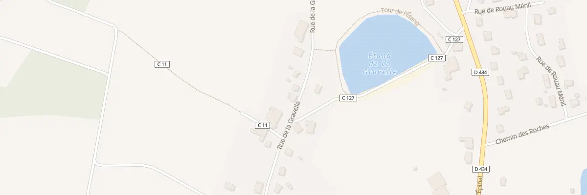 Plan du 673 Rue de la Gravelle à Dounoux