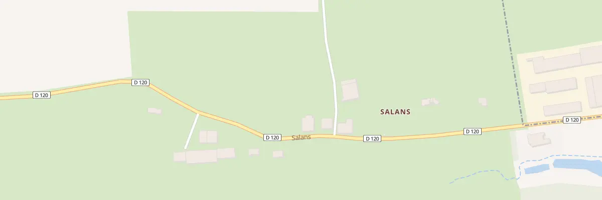 Plan du 2 Salans à Courtetain-et-Salans
