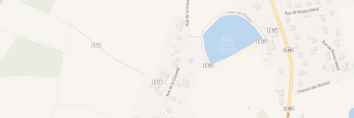 Plan du 691 Rue de la Gravelle à Dounoux