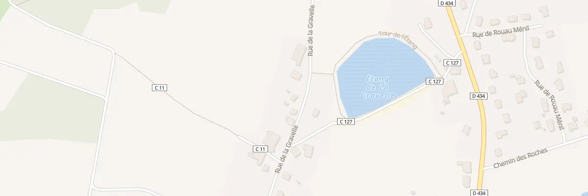 Plan du 715 Rue de la Gravelle à Dounoux