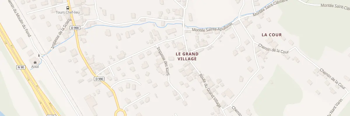 Plan du 203 Mte des Chapelles à Tours-en-Savoie