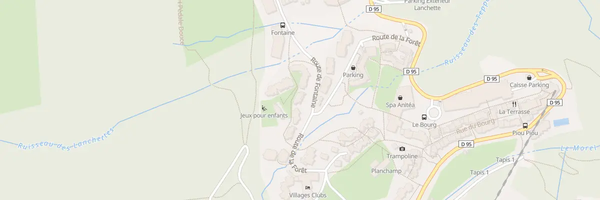 Plan du 98 Che de la Clairière aux Avanchers-Valmorel