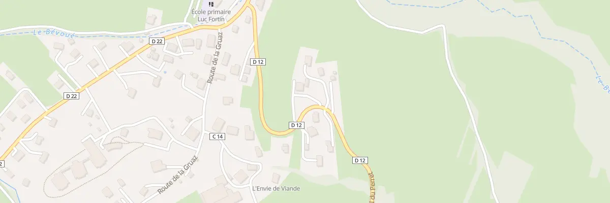 Plan du 295 Rte du Col du Perret à Villard