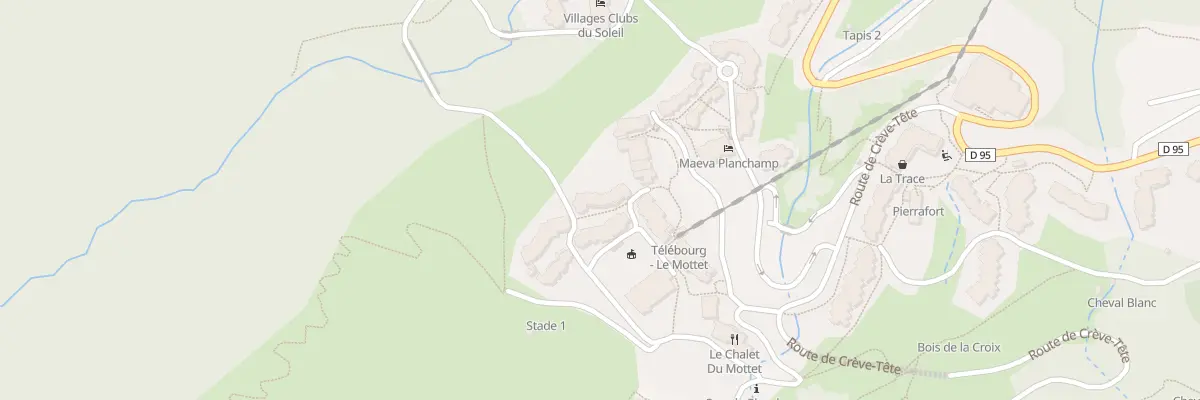 Plan du 429 Imp du Mottet aux Avanchers-Valmorel