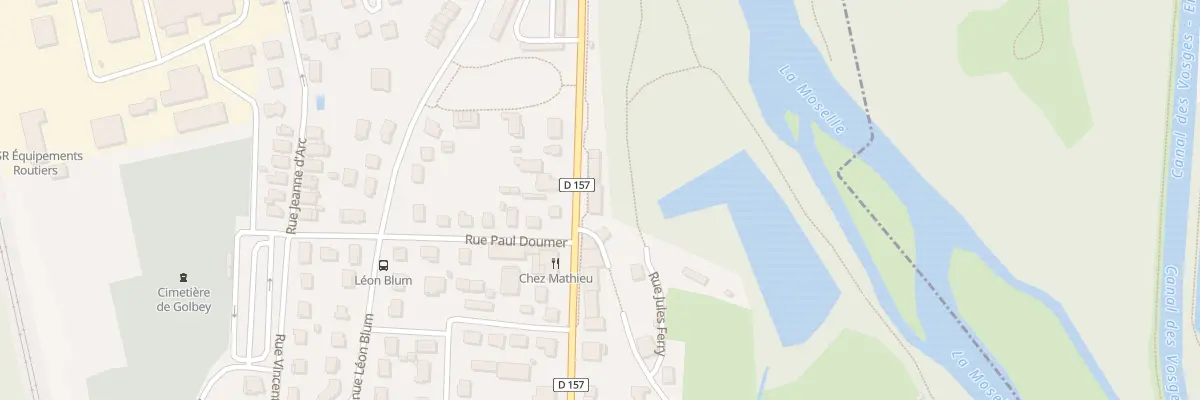 Plan du 54 Rue de Lorraine à Golbey