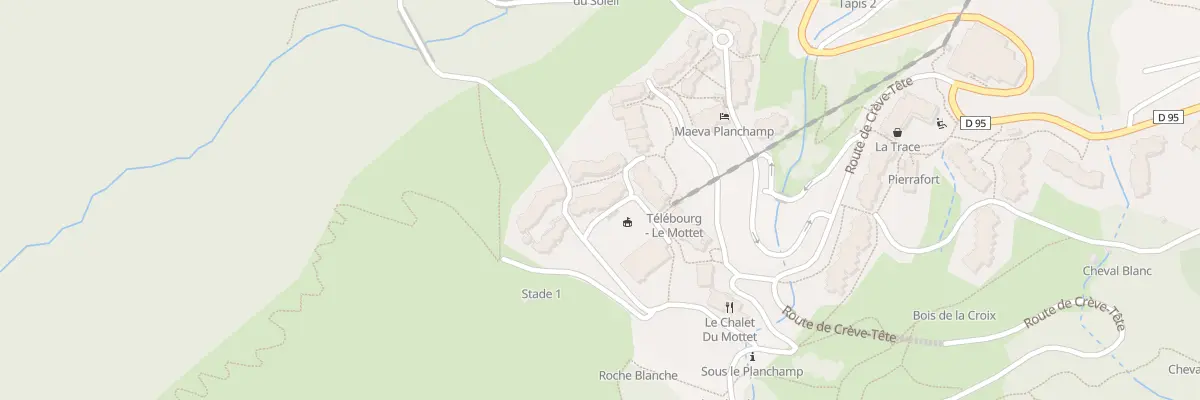 Plan du 389 Imp du Mottet aux Avanchers-Valmorel