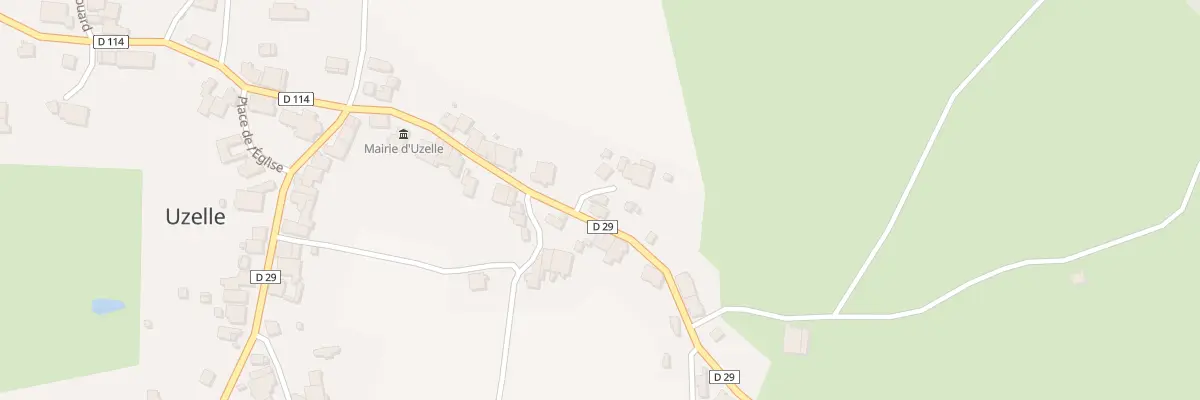 Plan du 4 Che de Goulotte à Uzelle