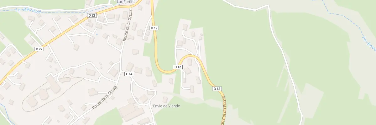 Plan du 250 Rte du Col du Perret à Villard