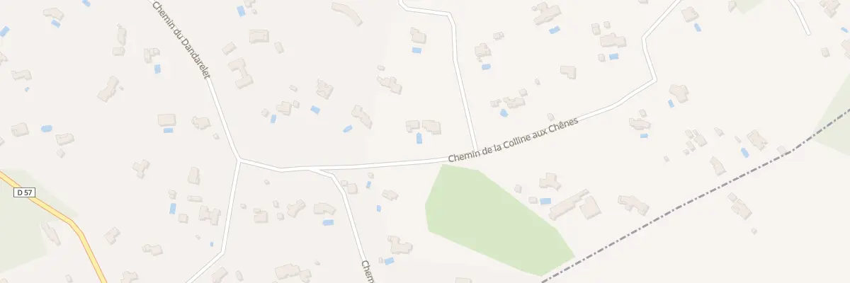 Plan du 287 Che de la Colline aux Chênes à Draguignan