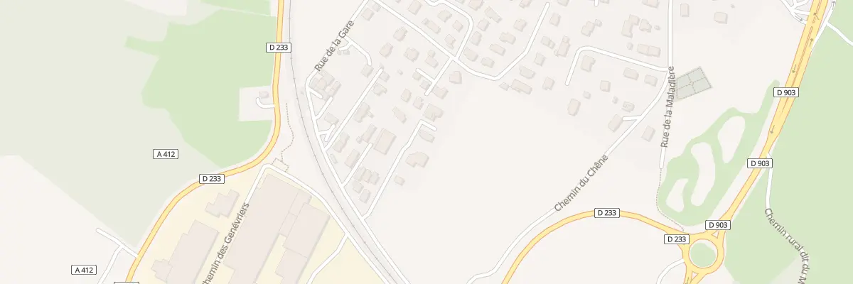 Plan du 367G Rue de la gare à Allinges