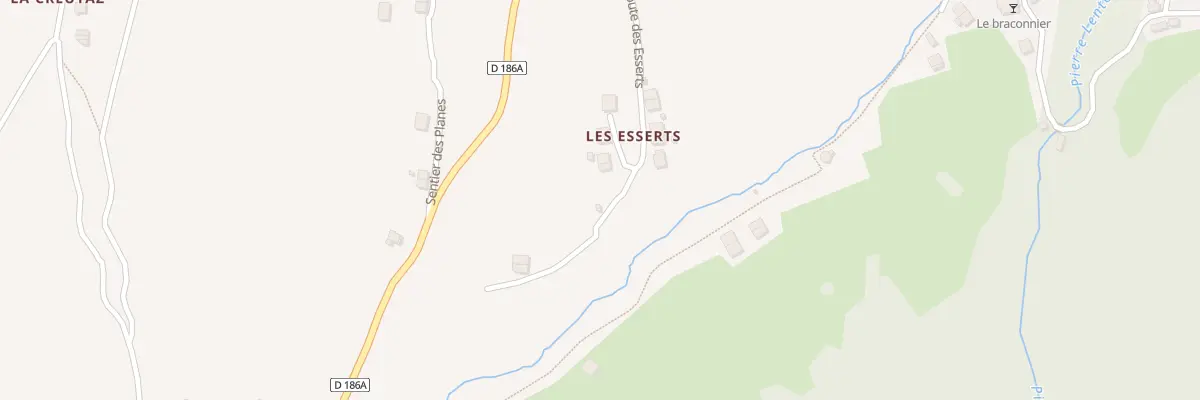 Plan des Esserts à Brizon
