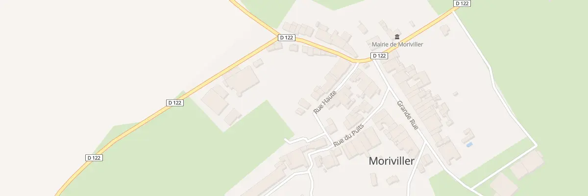 Plan du 10 Rue Haute à Moriviller