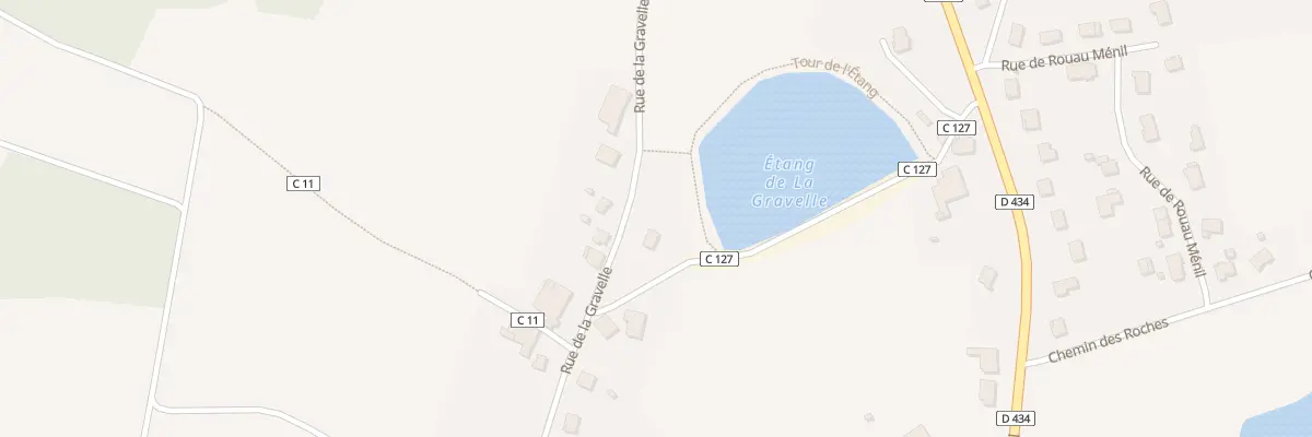 Plan du 722 Rue de la Gravelle à Dounoux