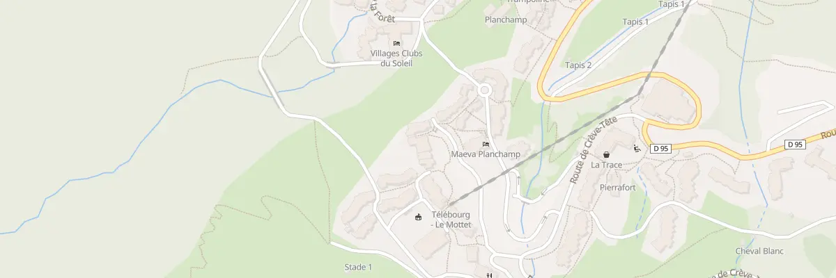Plan du 443 Imp du Mottet aux Avanchers-Valmorel