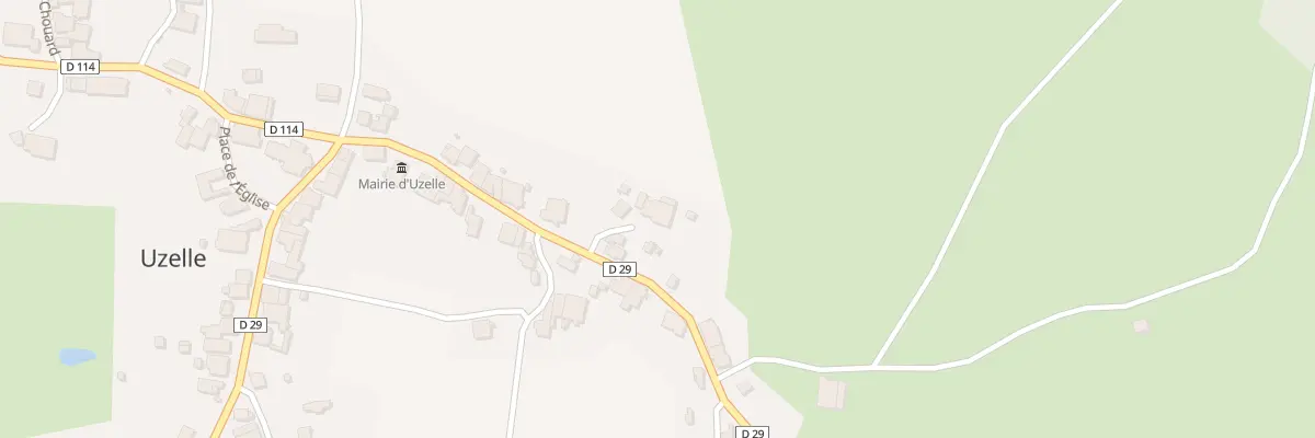 Plan du 3 Che de Goulotte à Uzelle
