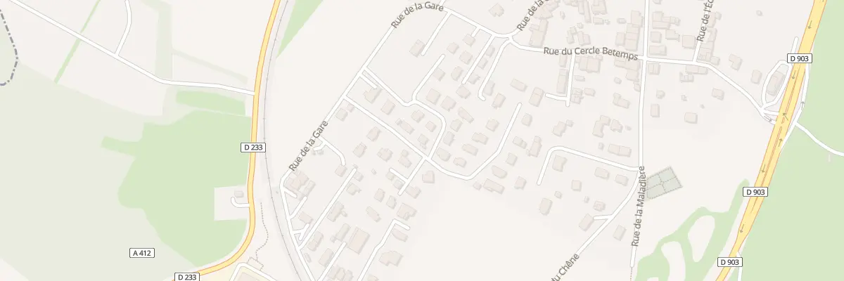 Plan du 192 Rue de la gare à Allinges
