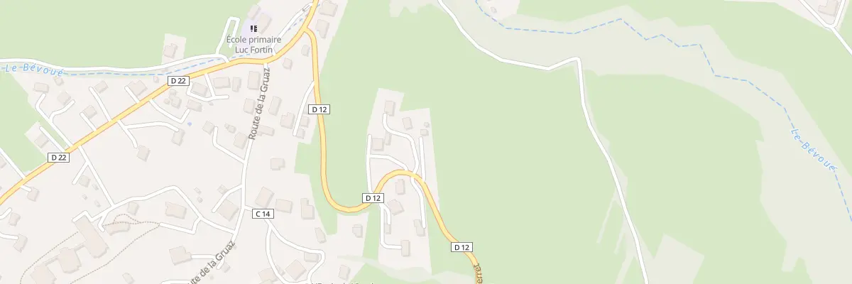Plan du 318 Rte du Col du Perret à Villard