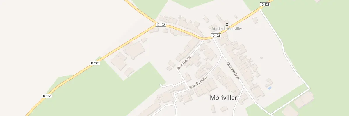 Plan du 8 Rue Haute à Moriviller