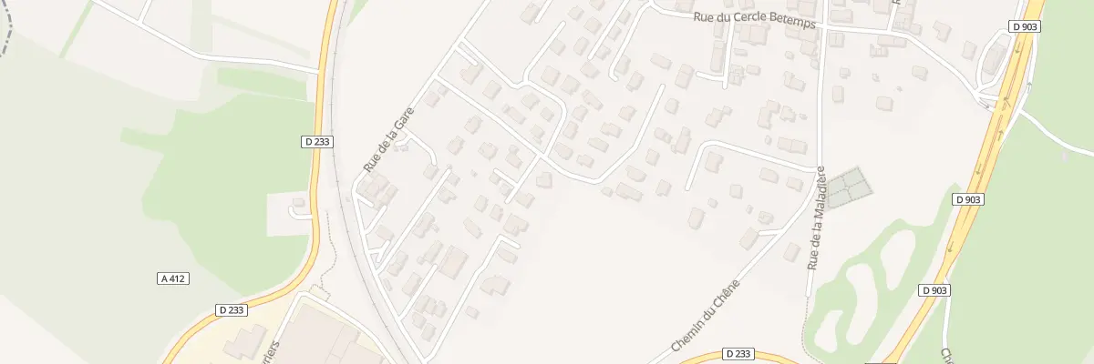 Plan du 245G Rue de la gare à Allinges