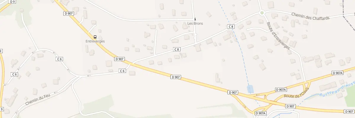 Plan du 136 Rte d’Entreverges à La Tour