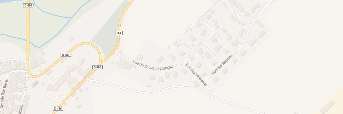 Plan du 175 Rue du Souvenir Français à Villersexel