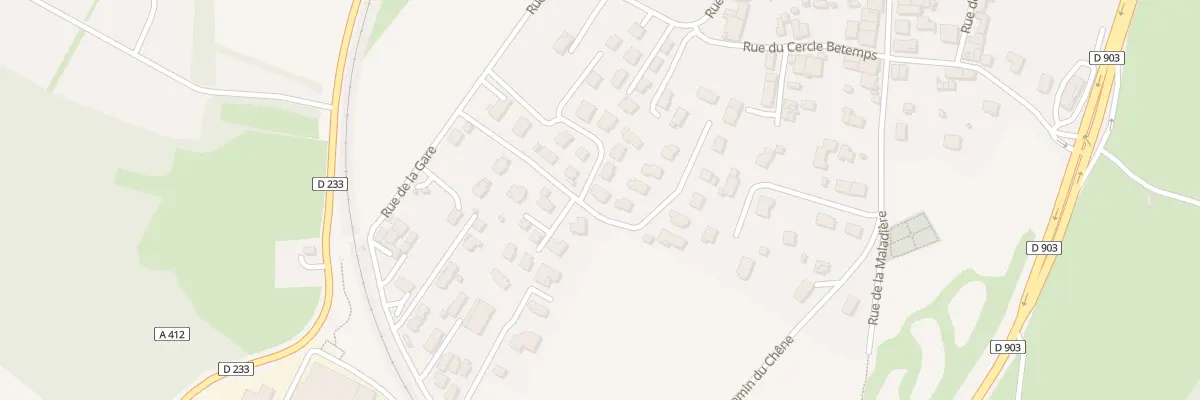 Plan du 245B Rue de la gare à Allinges