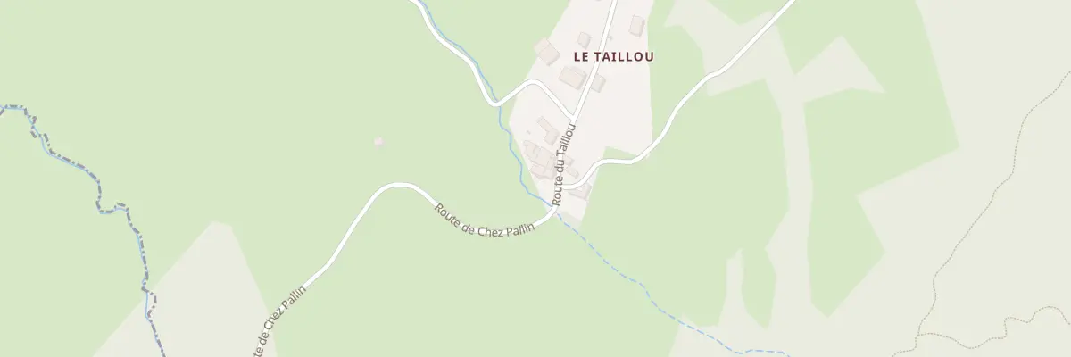 Plan du 768 Rte du Taillou à Cervens