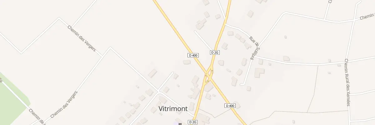 Plan du 8 Rte Nationale à Vitrimont