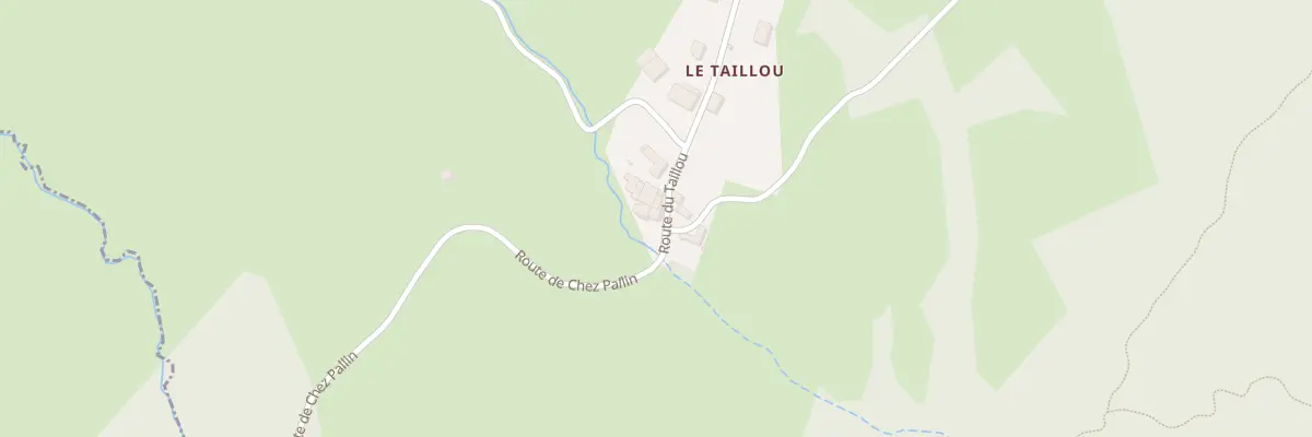 Plan du 766 Rte du Taillou à Cervens