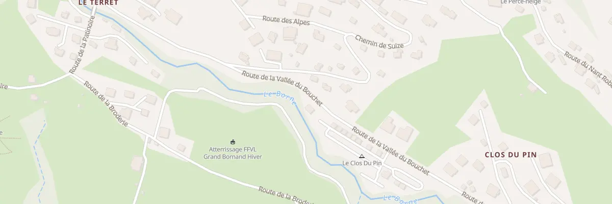 Plan du 1078 Rte de la Vallée du Bouchet au Grand-Bornand