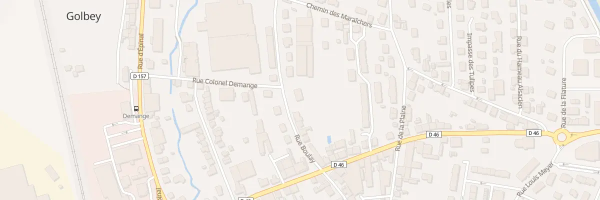 Plan du 45 Rue Boulay à Golbey