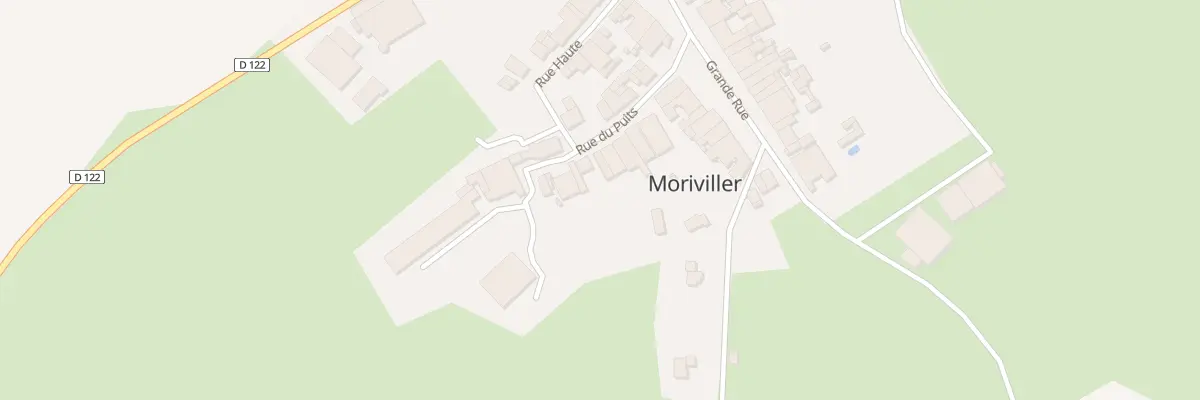 Plan du 5 Rue du Puits à Moriviller