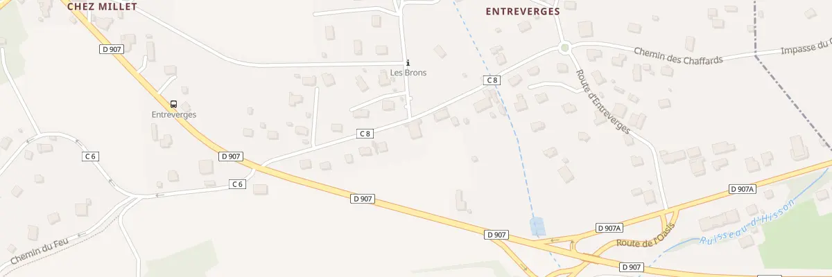 Plan du 190 Rte d’Entreverges à La Tour