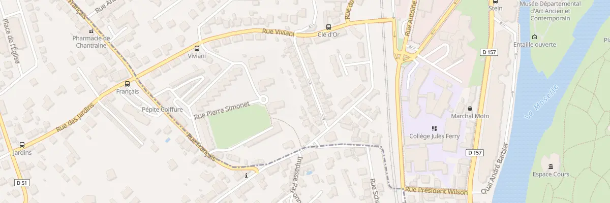 Plan du 11 Rue de l’Epargne à Épinal