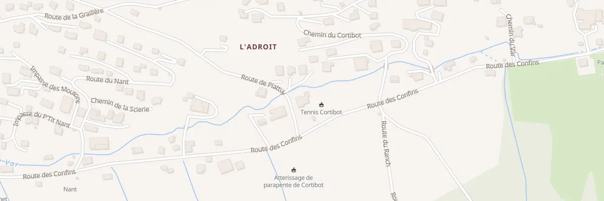 Plan du 42 Rte de Plattuy à La Clusaz